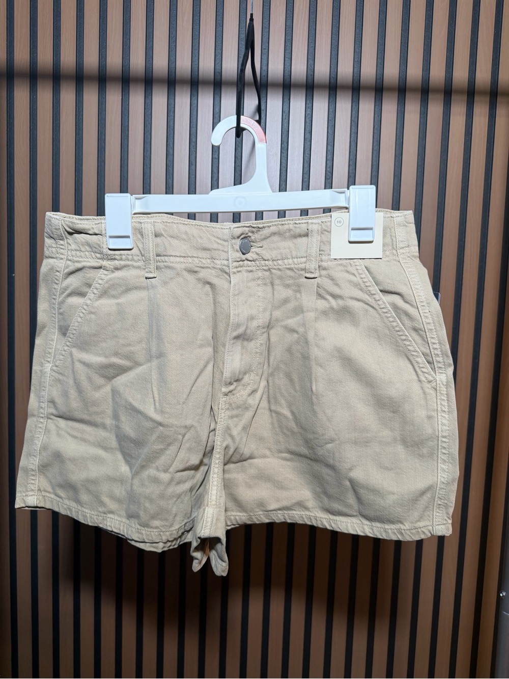 Universal Thread Beige Cotton Jean Shorts